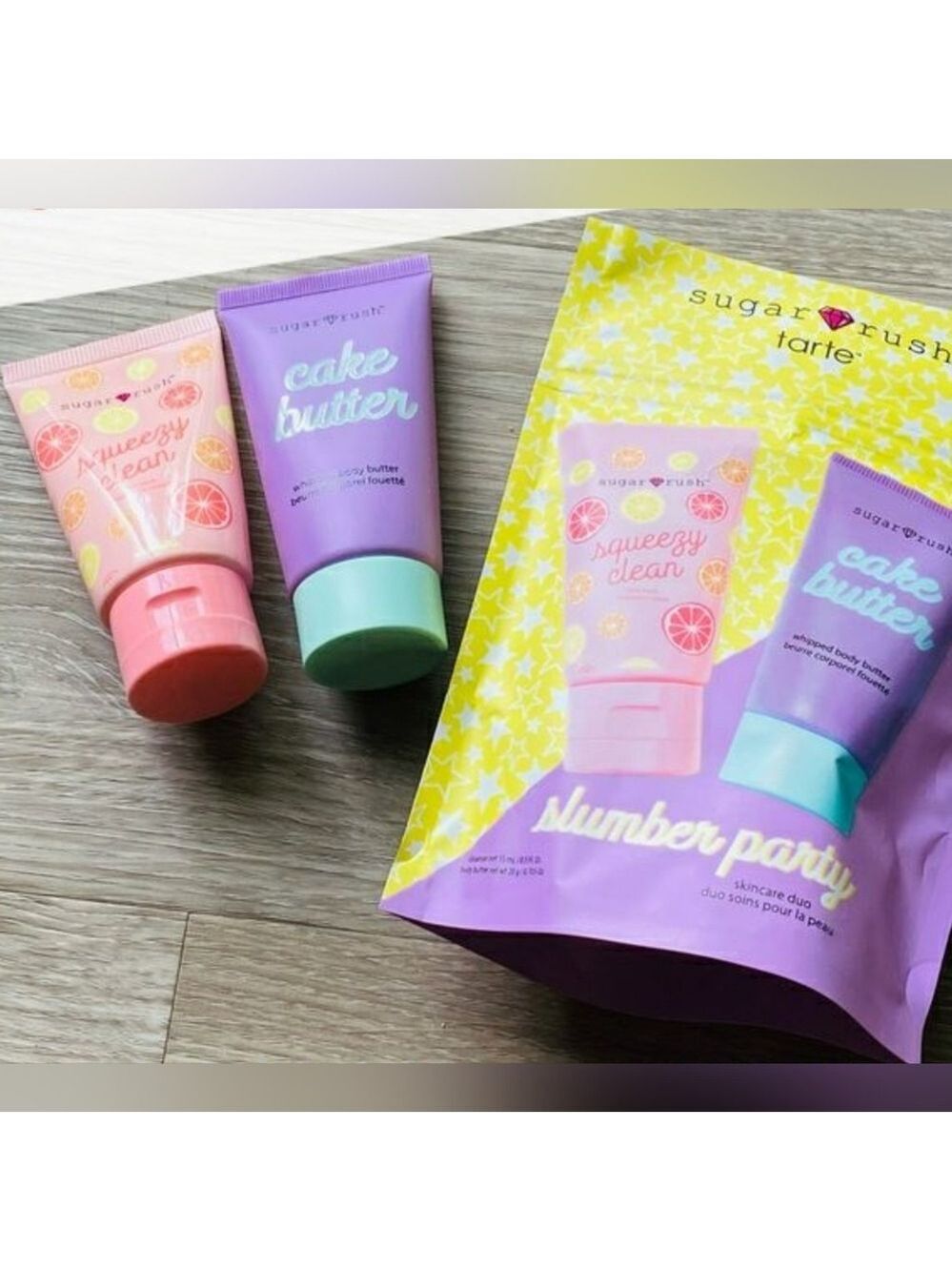 Tarte Sugar Rush Slumber Party Skincare Duo Face Wash & Body Butter - Picture 2 of 2